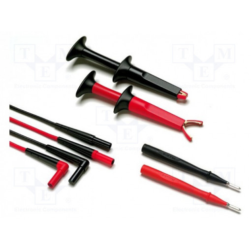 FLUKE TL223; Test acces: kit; Wire insul.mat: silicone; red and black; FLUKE FLUKE TL223; Test acces: kit; Wire insul.mat: silicone; red and black; FLUKE