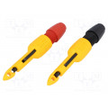FLUKE TP81; Test probe; red and black; Socket size: 4mm; 60VDC; FLUKE