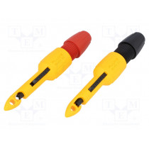 FLUKE TP81; Test probe; red and black; Socket size: 4mm; 60VDC; FLUKE