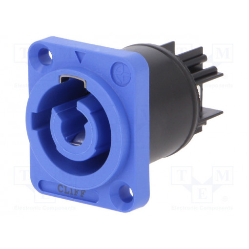 FM12300; Connector: circular; female; CLIFFCON-P; 20A; 250VAC; Colour: blue; CLIFF