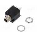 J/SKT S1VS/SSS; Socket; Jack 6,35mm; female; stereo; straight; for panel mounting; CLIFF J/SKT S1VS/SSS; Socket; Jack 6,35mm; female; stereo; straight; for panel mounting; CLIFF