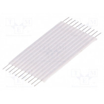 1437130-6; Connector: jumper cable; Cable ph: 1.27mm; L: 25.4mm; straight; TE Connectivity