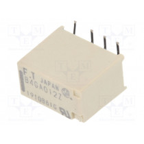 FTR-B4GA012Z; Relay: electromagnetic; DPDT; Ucoil: 12VDC; 0.3A/125VAC; 1A/30VDC; FUJITSU