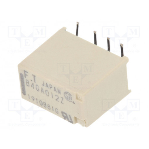 FTR-B4GA012Z; Relay: electromagnetic; DPDT; Ucoil: 12VDC; 0.3A/125VAC; 1A/30VDC; FUJITSU