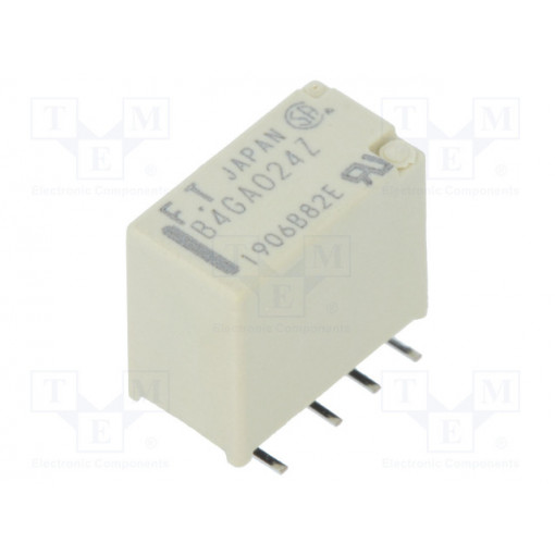 FTR-B4GA024Z; Relay: electromagnetic; DPDT; Ucoil: 24VDC; 0.3A/125VAC; 1A/30VDC; FUJITSU