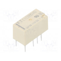 FTR-C1CB024G; Relay: electromagnetic; DPDT; Ucoil: 24VDC; 0.3A/125VAC; 1A/30VDC; FUJITSU