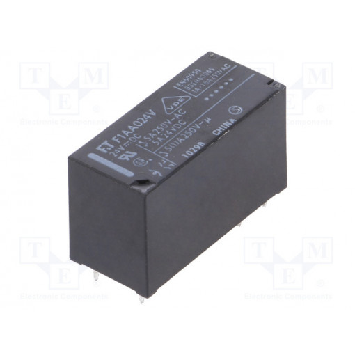 FTR-F1AA024V; Relay: electromagnetic; DPST-NO; Ucoil: 24VDC; 5A/250VAC; 5A/24VDC; FUJITSU