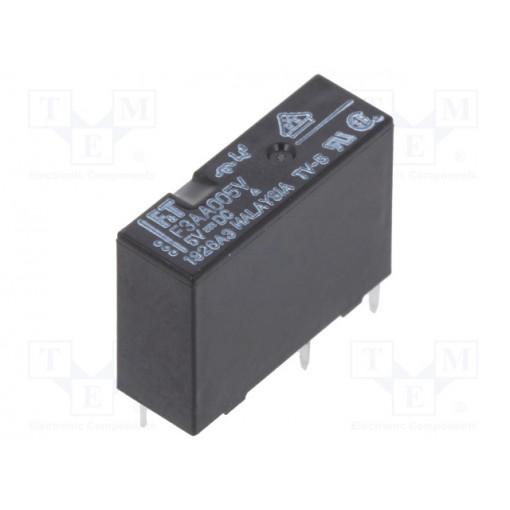 FTR-F3AA005V; Relay: electromagnetic; SPST-NO; Ucoil: 5VDC; 5A/250VAC; 5A/30VDC; FUJITSU