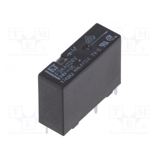 FTR-F3AA024V; Relay: electromagnetic; SPST-NO; Ucoil: 24VDC; 5A/250VAC; 5A/30VDC; FUJITSU