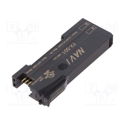 FX-501; Sensor: optical fibre amplifier; NPN; IP40; 12÷24VDC; -10÷55°C; PANASONIC