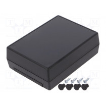 G1202B(BC); Enclosure: multipurpose; X: 82mm; Y: 111mm; Z: 38mm; ABS; black; GAINTA
