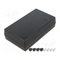 G1204B; Enclosure: multipurpose; X: 82mm; Y: 142mm; Z: 38mm; ABS; black; GAINTA