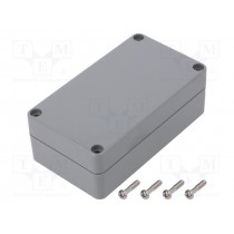 G304-IP67; Enclosure: multipurpose; X: 65mm; Y: 115mm; Z: 40mm; ABS; dark grey; GAINTA