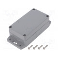 G304MF-IP67; Enclosure: multipurpose; X: 65mm; Y: 115mm; Z: 40mm; ABS; dark grey; GAINTA