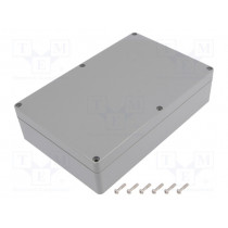 G317-IP67; Enclosure: multipurpose; X: 146mm; Y: 222mm; Z: 55mm; ABS; dark grey; GAINTA