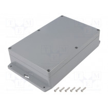 G317MF-IP67; Enclosure: multipurpose; X: 146mm; Y: 222mm; Z: 55mm; ABS; dark grey; GAINTA