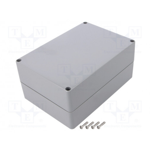 G340-IP67; Enclosure: multipurpose; X: 121mm; Y: 171mm; Z: 80mm; ABS; dark grey; GAINTA