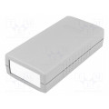 G407; Enclosure: with panel; X: 60mm; Y: 120mm; Z: 30mm; ABS; dark grey; GAINTA