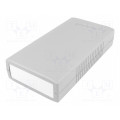 G421; Enclosure: with panel; X: 100mm; Y: 190mm; Z: 40mm; ABS; dark grey; GAINTA