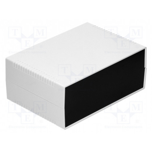 G754; Enclosure: with panel; X: 260mm; Y: 180mm; Z: 105mm; ABS; light grey; GAINTA