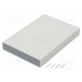 G769; Enclosure: with panel; X: 200mm; Y: 280mm; Z: 40mm; ABS; light grey; GAINTA