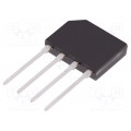 GBP204; Single-phase bridge rectifier; Urmax: 400V; If: 2A; Ifsm: 60A; GBP; YANGJIE TECHNOLOGY