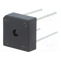 GBPC1004; Single-phase bridge rectifier; Urmax: 400V; If: 10A; Ifsm: 240A; DC COMPONENTS