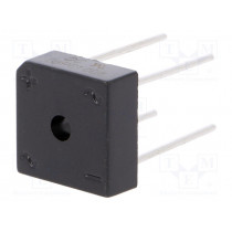 GBPC1008; Single-phase bridge rectifier; Urmax: 800V; If: 10A; Ifsm: 240A; DC COMPONENTS GBPC1008; Single-phase bridge rectifier; Urmax: 800V; If: 10A; Ifsm: 240A; DC COMPONENTS