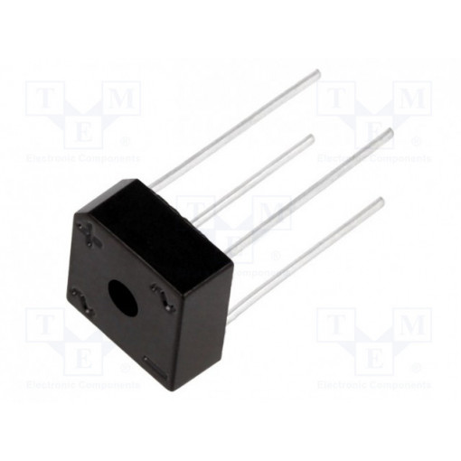 GBPC608; Single-phase bridge rectifier; Urmax: 800V; If: 6A; Ifsm: 180A; DC COMPONENTS