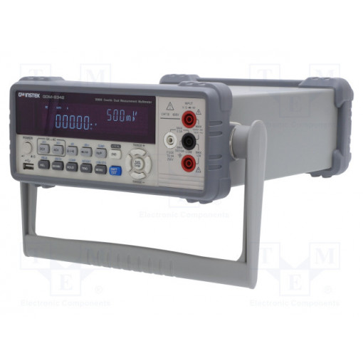 GDM-8342 GPIB; Benchtop multimeter; 2x VFD 5 digit (50000); True RMS; Plug: EU; GW INSTEK GDM-8342 GPIB; Benchtop multimeter; 2x VFD 5 digit (50000); True RMS; Plug: EU; GW INSTEK