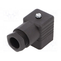 932110100 GDM 3014 J; Connector: valve connector; plug; form A; 18mm; female; PIN: 4; 16A; HIRSCHMANN