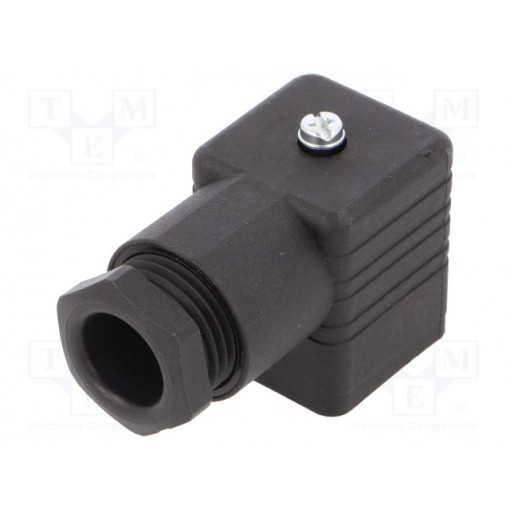 932110100 GDM 3014 J; Connector: valve connector; plug; form A; 18mm; female; PIN: 4; 16A; HIRSCHMANN