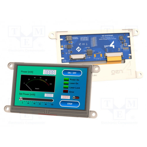 GEN4-4DCAPE-43T; Display: TFT; 4.3 GEN4-4DCAPE-43T; Display: TFT; 4.3