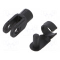 GERMF-04; Fork joint; Øhole: 4mm; Thread: M4; Mat: igumid G; Pitch: 0,7; G: 8mm; igus