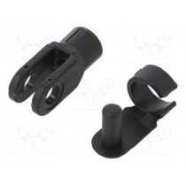 GERMF-04; Fork joint; Øhole: 4mm; Thread: M4; Mat: igumid G; Pitch: 0,7; G: 8mm; igus