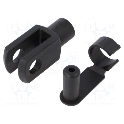 GERMF-16 F; Fork joint; Øhole: 16mm; Thread: M16; Mat: igumid G; Pitch: 1,5; igus
