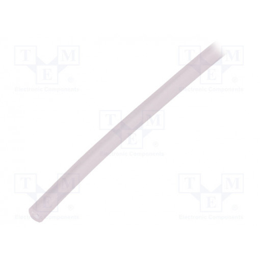 GES-1X1,8-TR-10; Insulating tube; Mat: silicone; transparent; -50÷200°C; Øint: 1mm; FAVIER GES-1X1,8-TR-10; Insulating tube; Mat: silicone; transparent; -50÷200°C; Øint: 1mm; FAVIER