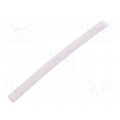 GES-2X3-TR-10; Insulating tube; Mat: silicone; transparent; -50÷200°C; Øint: 2mm; FAVIER