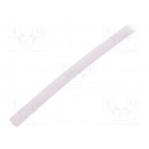 GES-2X3-TR-10; Insulating tube; Mat: silicone; transparent; -50÷200°C; Øint: 2mm; FAVIER