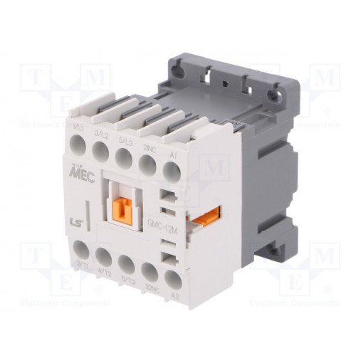 GMC-12M 230VAC 1B; Contactor: 3-pole; NO x3; Auxiliary contacts: NC; 230VAC; 12A; IP20; LS INDUSTRIAL SYSTEMS GMC-12M 230VAC 1B; Contactor: 3-pole; NO x3; Auxiliary contacts: NC; 230VAC; 12A; IP20; LS INDUSTRIAL SYSTEMS