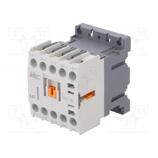 GMC-9M 24VAC 1A; Contactor: 3-pole; NO x3; Auxiliary contacts: NO; 24VAC; 9A; W: 45mm; LS INDUSTRIAL SYSTEMS GMC-9M 24VAC 1A; Contactor: 3-pole; NO x3; Auxiliary contacts: NO; 24VAC; 9A; W: 45mm; LS INDUSTRIAL SYSTEMS