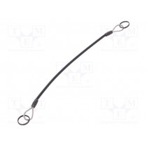 GN 111.2-200-14-A-SW; Retaining cable; Plating: PVC; Mat: stainless steel; 200mm; ELESA+GANTER