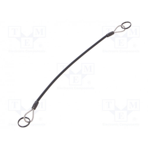 GN 111.2-200-14-A-SW; Retaining cable; Plating: PVC; Mat: stainless steel; 200mm; ELESA+GANTER