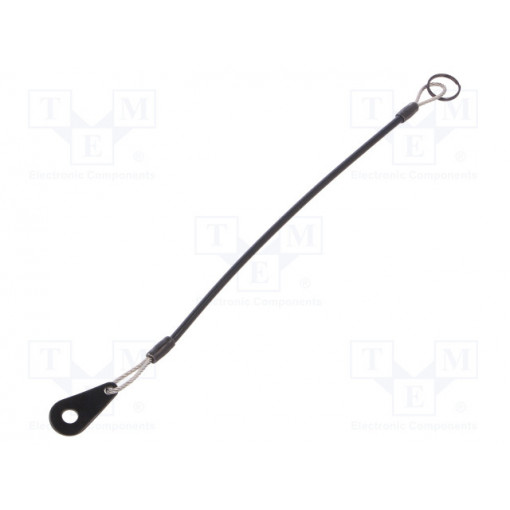 GN 111.2-200-14-B-SW; Retaining cable; Plating: PVC; Mat: stainless steel; 200mm; ELESA+GANTER