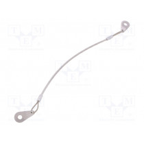 GN 111.2-200-C-TR; Retaining cable; Plating: PVC; Mat: stainless steel; 200mm; ELESA+GANTER
