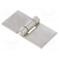 GN 1362-NI-80-40-A-BL; Hinge; Width: 80mm; stainless steel; H: 40mm; ELESA+GANTER