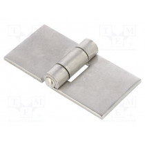 GN 1362-NI-80-40-A-BL; Hinge; Width: 80mm; stainless steel; H: 40mm; ELESA+GANTER