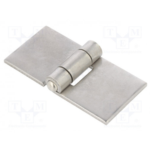 GN 1362-NI-80-40-A-BL; Hinge; Width: 80mm; stainless steel; H: 40mm; ELESA+GANTER