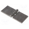 GN 1366-ST-120-50-A-BL; Hinge; Width: 120mm; steel; H: 50mm; without coating,for welding; ELESA+GANTER