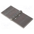GN 1366-ST-120-60-A-BL; Hinge; Width: 120mm; steel; H: 60mm; without coating,for welding; ELESA+GANTER
